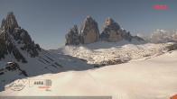 Archived image Webcam Dolomites South Tyrol: Mountain Hut Antonio Locatelli 07:00