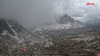 Archiv Foto Webcam Blick auf die 3 Zinnen von der Dreizinnenhütte 11:00