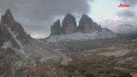 Archiv Foto Webcam Blick auf die 3 Zinnen von der Dreizinnenhütte 05:00