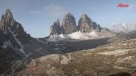 Archiv Foto Webcam Blick auf die 3 Zinnen von der Dreizinnenhütte 06:00