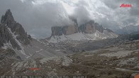 Archived image Webcam Dolomites South Tyrol: Mountain Hut Antonio Locatelli 13:00