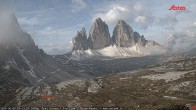 Archiv Foto Webcam Blick auf die 3 Zinnen von der Dreizinnenhütte 06:00