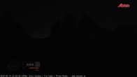 Archiv Foto Webcam Blick auf die 3 Zinnen von der Dreizinnenhütte 23:00