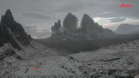 Archiv Foto Webcam Blick auf die 3 Zinnen von der Dreizinnenhütte 19:00