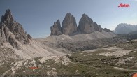 Archived image Webcam Dolomites South Tyrol: Mountain Hut Antonio Locatelli 15:00