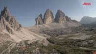 Archived image Webcam Dolomites South Tyrol: Mountain Hut Antonio Locatelli 17:00