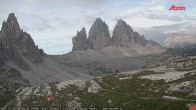 Archiv Foto Webcam Blick auf die 3 Zinnen von der Dreizinnenhütte 05:00