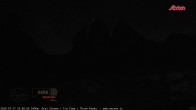 Archived image Webcam Dolomites South Tyrol: Mountain Hut Antonio Locatelli 23:00