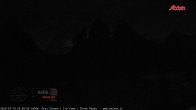 Archiv Foto Webcam Blick auf die 3 Zinnen von der Dreizinnenhütte 23:00