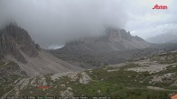 Archived image Webcam Dolomites South Tyrol: Mountain Hut Antonio Locatelli 06:00