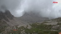 Archiv Foto Webcam Blick auf die 3 Zinnen von der Dreizinnenhütte 09:00