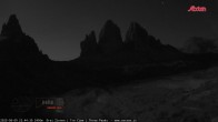 Archiv Foto Webcam Blick auf die 3 Zinnen von der Dreizinnenhütte 21:00