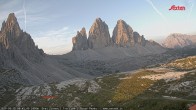 Archived image Webcam Dolomites South Tyrol: Mountain Hut Antonio Locatelli 05:00