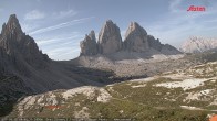 Archived image Webcam Dolomites South Tyrol: Mountain Hut Antonio Locatelli 07:00