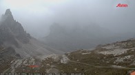 Archiv Foto Webcam Blick auf die 3 Zinnen von der Dreizinnenhütte 08:00