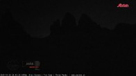 Archiv Foto Webcam Blick auf die 3 Zinnen von der Dreizinnenhütte 19:00