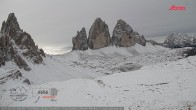 Archived image Webcam Dolomites South Tyrol: Mountain Hut Antonio Locatelli 07:00