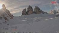 Archived image Webcam Dolomites South Tyrol: Mountain Hut Antonio Locatelli 08:00
