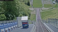 Archived image Webcam Willingen: View Ski Jumping Area 09:00