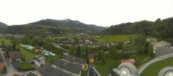 Archived image Webcam Bischofshofen - Village and Ski Jumping Area 13:00
