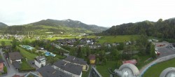 Archived image Webcam Bischofshofen - Village and Ski Jumping Area 17:00
