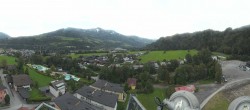 Archived image Webcam Bischofshofen - Village and Ski Jumping Area 15:00