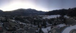 Archived image Webcam Bischofshofen - Village and Ski Jumping Area 06:00