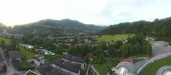 Archived image Webcam Bischofshofen - Village and Ski Jumping Area 05:00