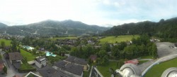 Archived image Webcam Bischofshofen - Village and Ski Jumping Area 07:00