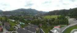 Archived image Webcam Bischofshofen - Village and Ski Jumping Area 09:00