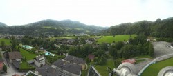 Archived image Webcam Bischofshofen - Village and Ski Jumping Area 09:00