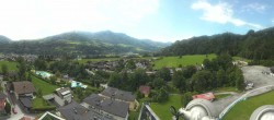 Archived image Webcam Bischofshofen - Village and Ski Jumping Area 09:00