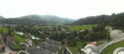 Archived image Webcam Bischofshofen - Village and Ski Jumping Area 09:00