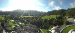 Archived image Webcam Bischofshofen - Village and Ski Jumping Area 06:00