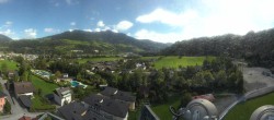 Archived image Webcam Bischofshofen - Village and Ski Jumping Area 13:00