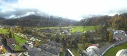 Archived image Webcam Bischofshofen - Village and Ski Jumping Area 09:00