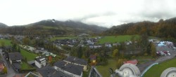 Archived image Webcam Bischofshofen - Village and Ski Jumping Area 11:00