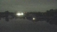 Archived image Webcam Barßel at the boat harbour 23:00