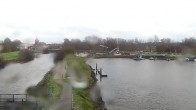 Archived image Webcam Barßel at the boat harbour 11:00