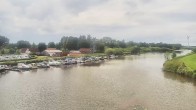 Archived image Webcam Barßel at the boat harbour 15:00