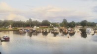 Archived image Webcam Barßel at the boat harbour 19:00