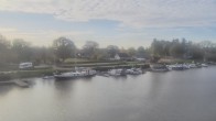 Archived image Webcam Barßel at the boat harbour 13:00