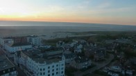 Archiv Foto Webcam Insel Borkum: Leuchtturm 19:00