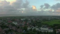 Archiv Foto Webcam Insel Borkum: Leuchtturm 19:00