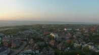 Archiv Foto Webcam Insel Borkum: Leuchtturm 19:00
