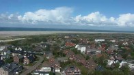 Archiv Foto Webcam Insel Borkum: Leuchtturm 13:00