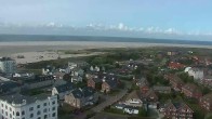 Archiv Foto Webcam Insel Borkum: Leuchtturm 15:00