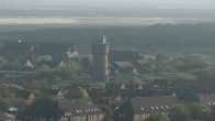 Archiv Foto Webcam Insel Borkum: Leuchtturm 08:00