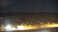 Archiv Foto Webcam Borkum: Gästehaus Victoria 23:00