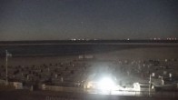 Archiv Foto Webcam Borkum: Gästehaus Victoria 01:00